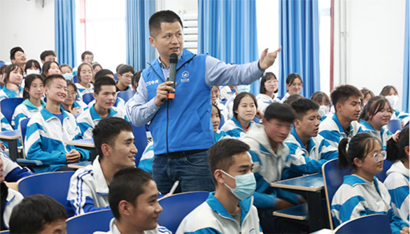 Visiting assisted high schools